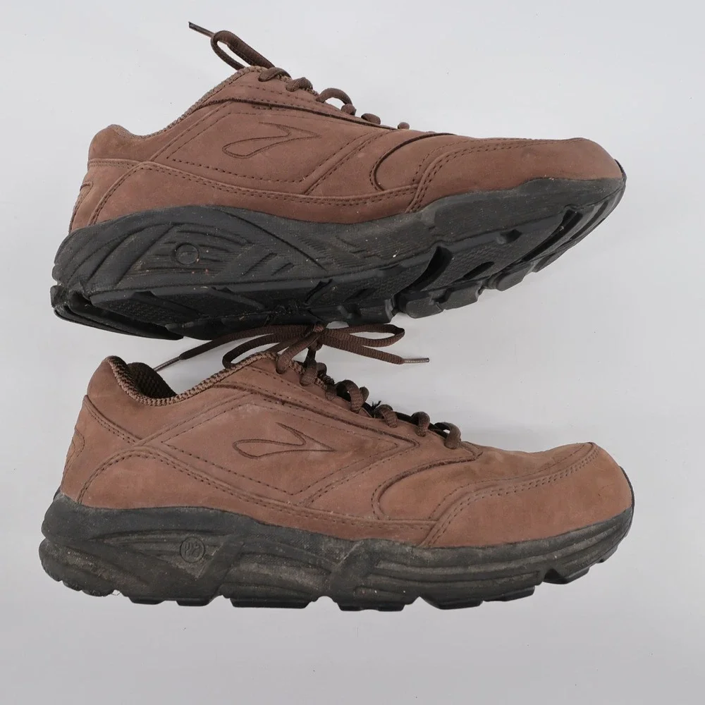 Brooks Addiction Walker Nubuck‎ Walking Shoes Brown Mens 9.5